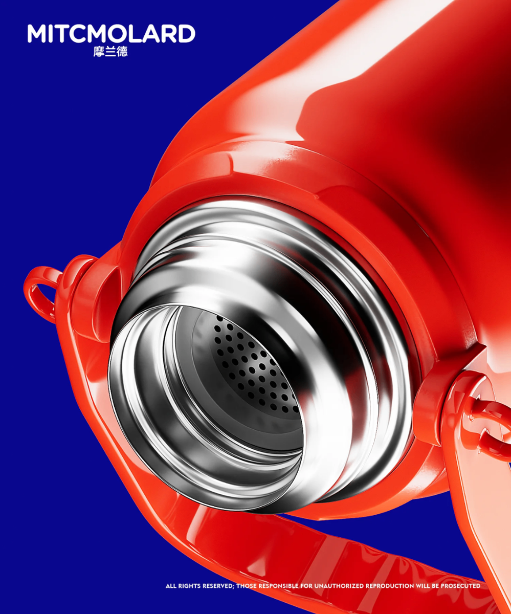 Bouteille Thermos Rouge Café