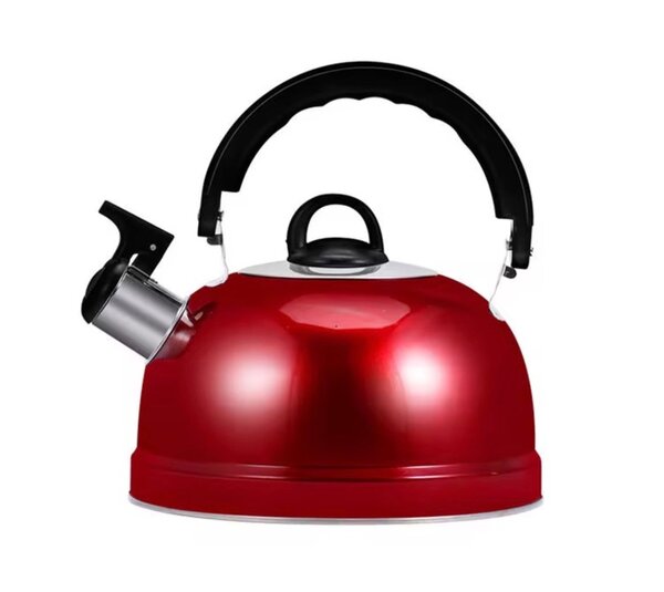 Portable Stainless Steel Whistling Kettle - 3 Liters