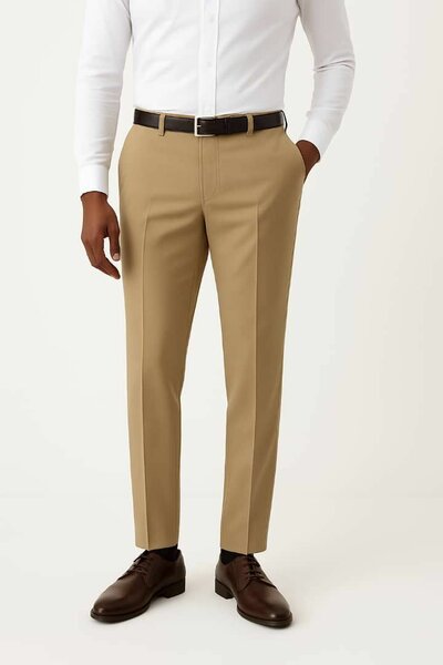 Pantalon habillé élégant homme