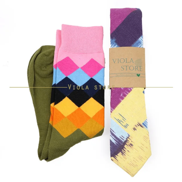 ensemble cravate et chaussette