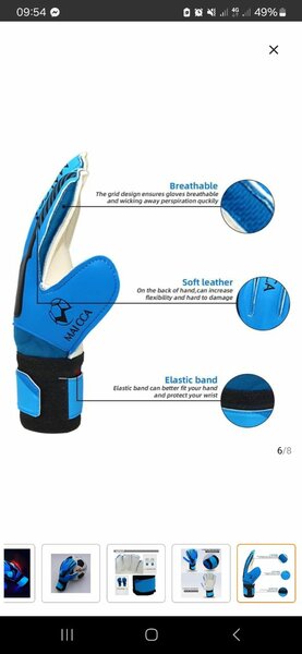Gants Gardien Foot Respirants