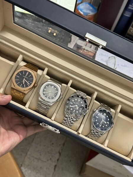 Coffret montre luxe mixte