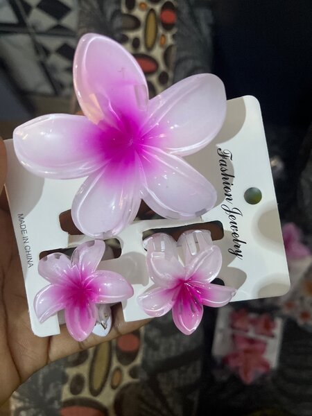 Ensemble de pinces à cheveux floral