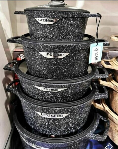 Life Smile Casseroles avec Couvercle