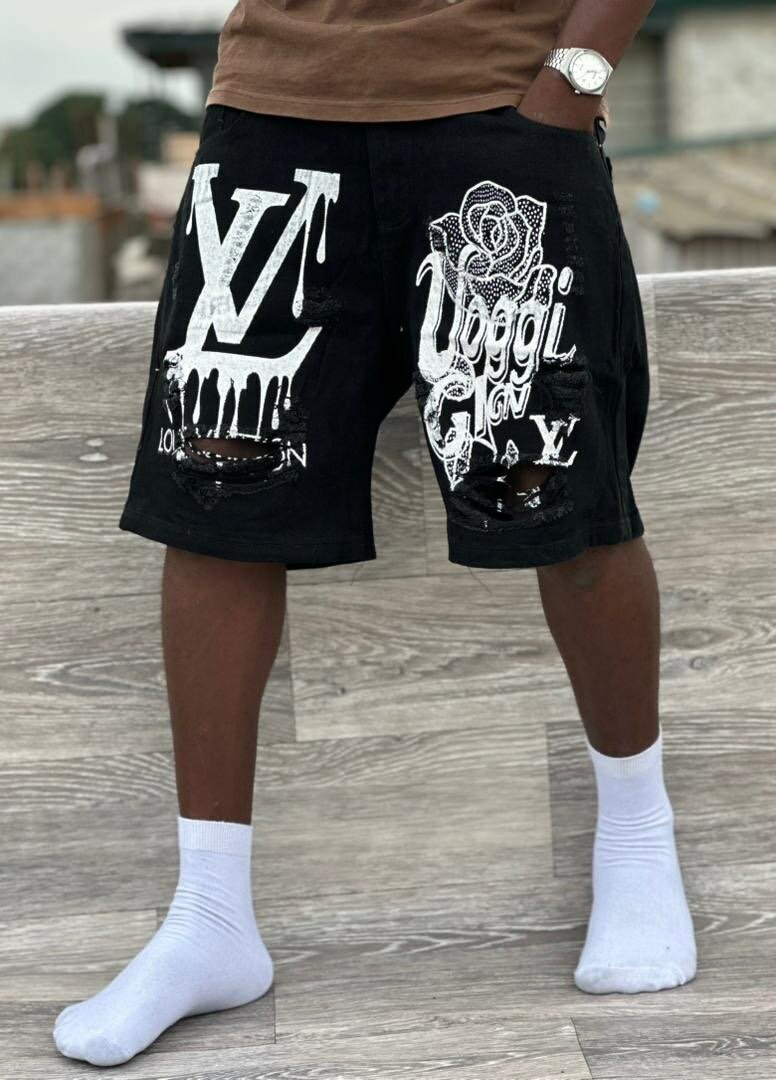 Shorts en denim stylisés pour hommes