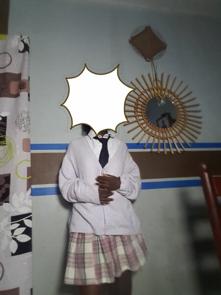 Cardigans marron et violet