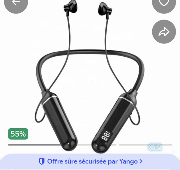 Écouteurs Bluetooth Sport