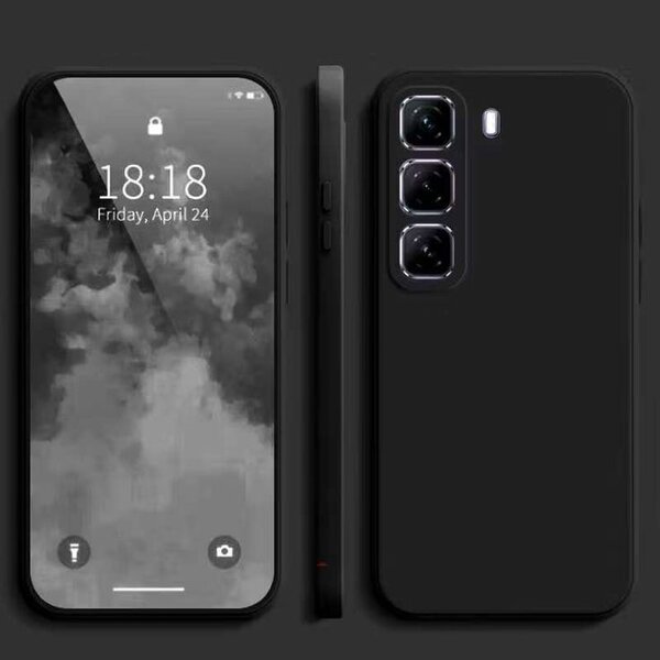 Coque de téléphone en silicone noir