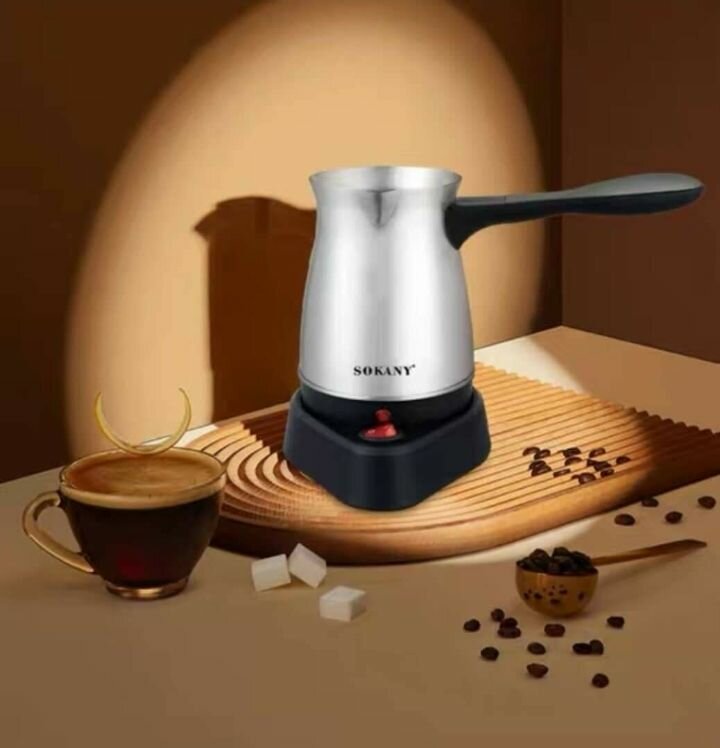 Sokany Cafetière Électrique Inox