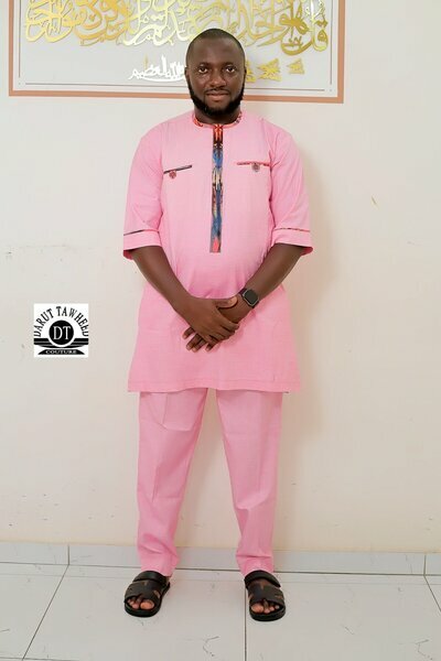 Ensemble homme rose