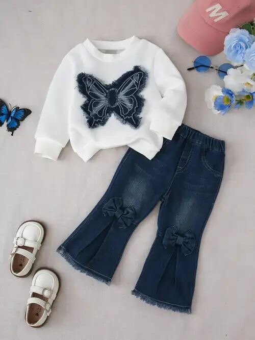 Ensemble enfant papillon
