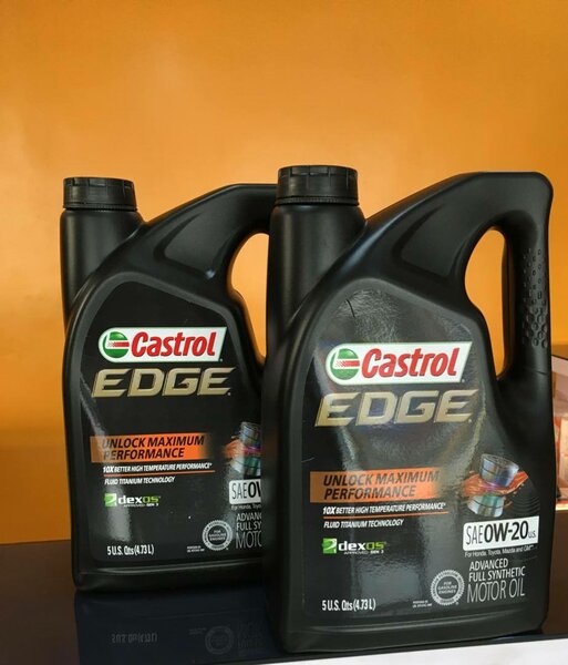 Castrol Edge 0W20 Engine Oil 5L imported from USA
