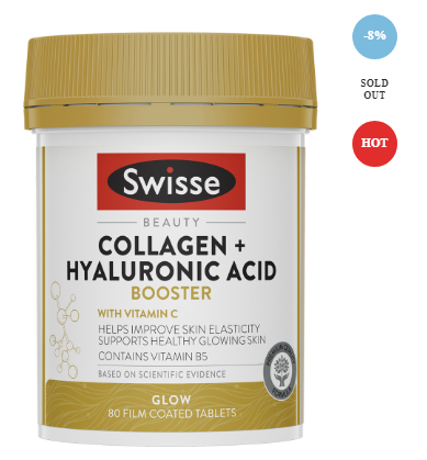 Swisse Collagen + Hyaluronic Acid Booster