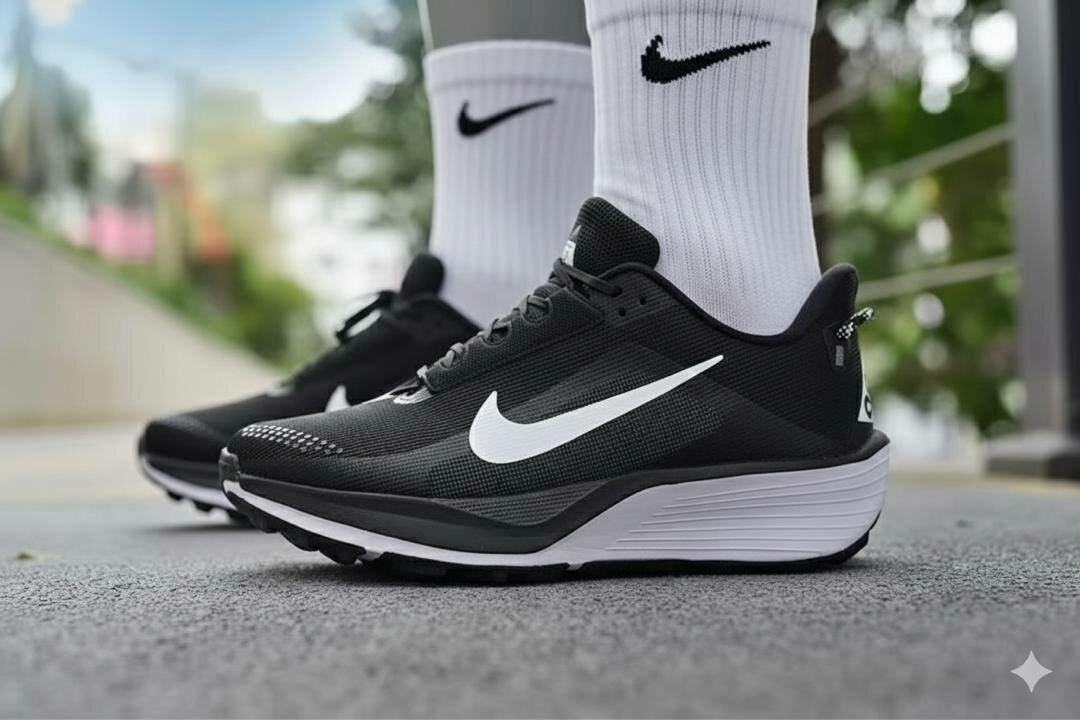 Chaussures de sport Nike noir et blanc