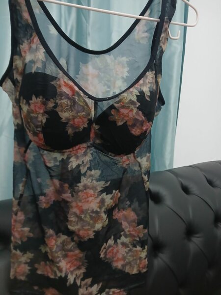 2Hauts (Fleuri et noir )