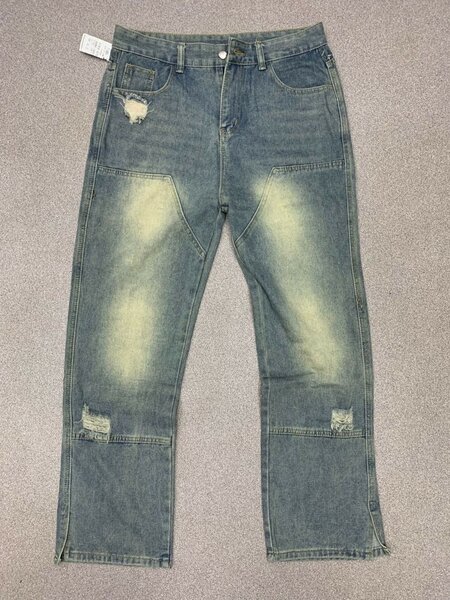 Jeans décontractés usés