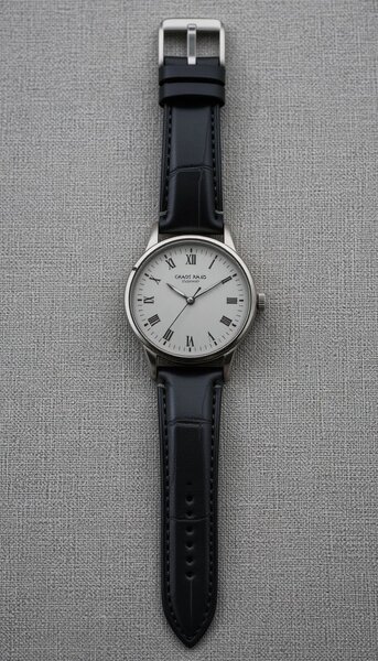 Montre classique en cuir