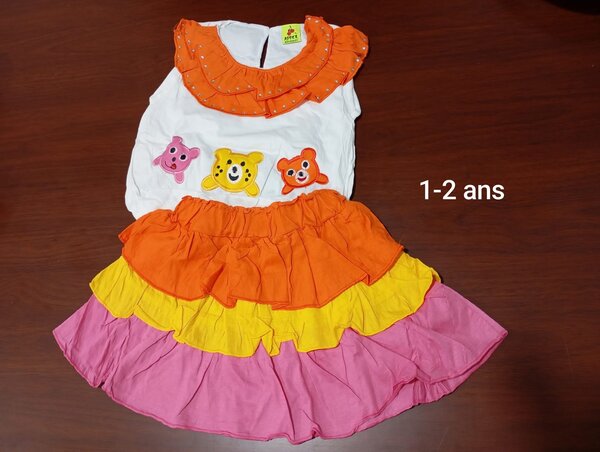 Ensemble coloré bébé fille 1-2 ans