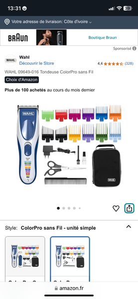 Tondeuse Sans Fil wahl