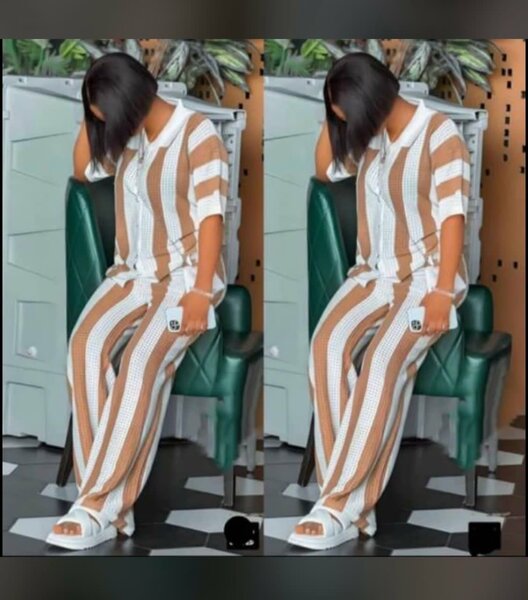 Pyjama confortable à rayures