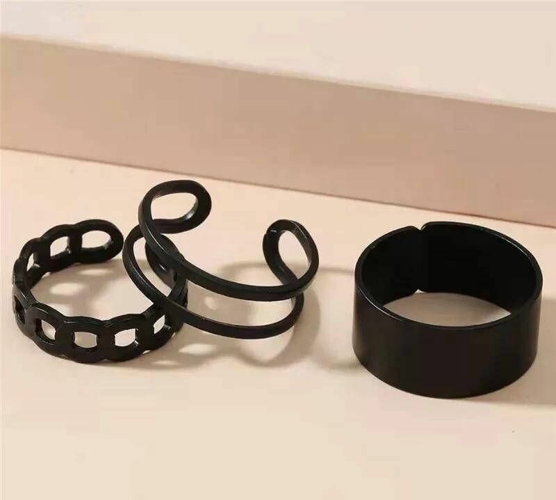 Plain ring set