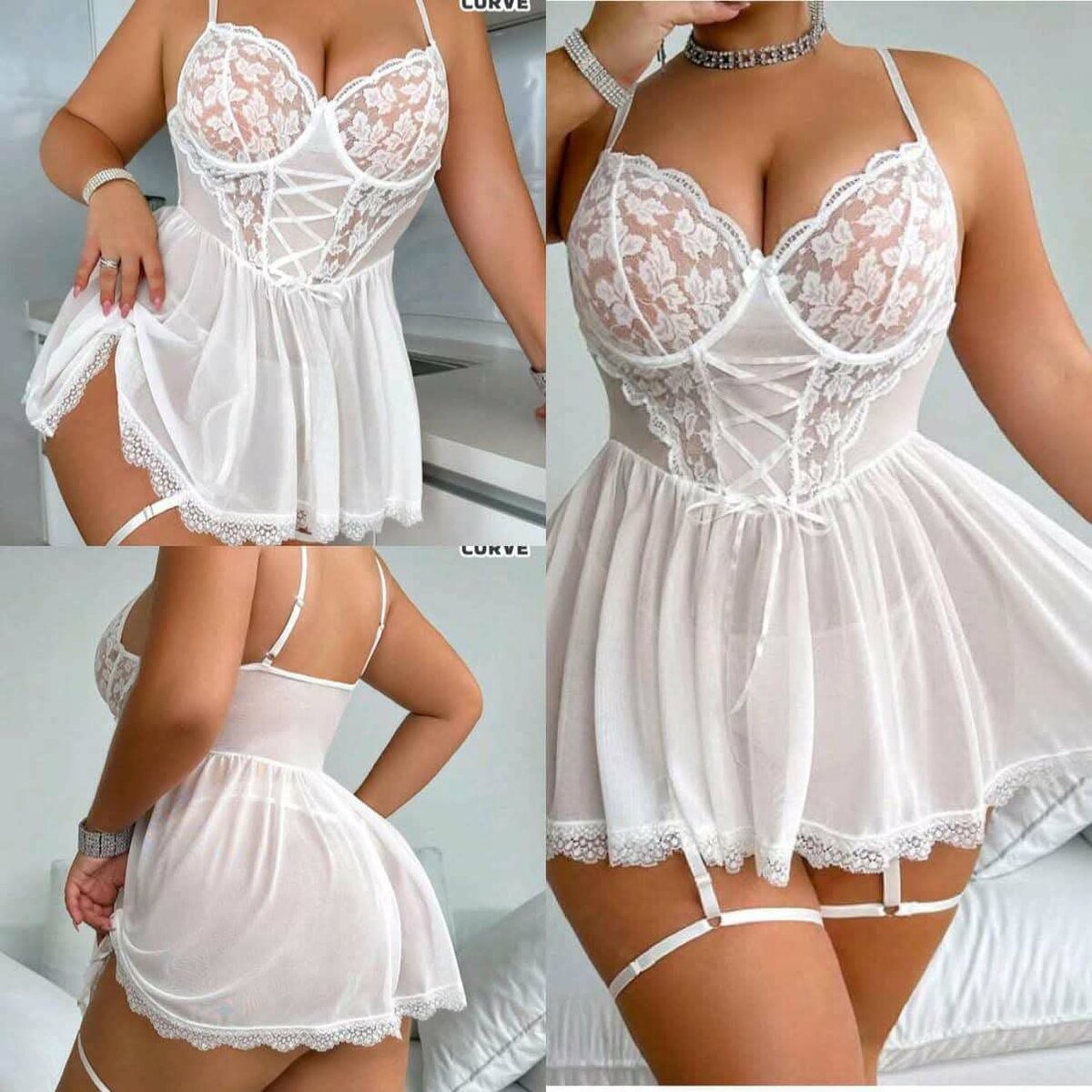 Robe en dentelle
