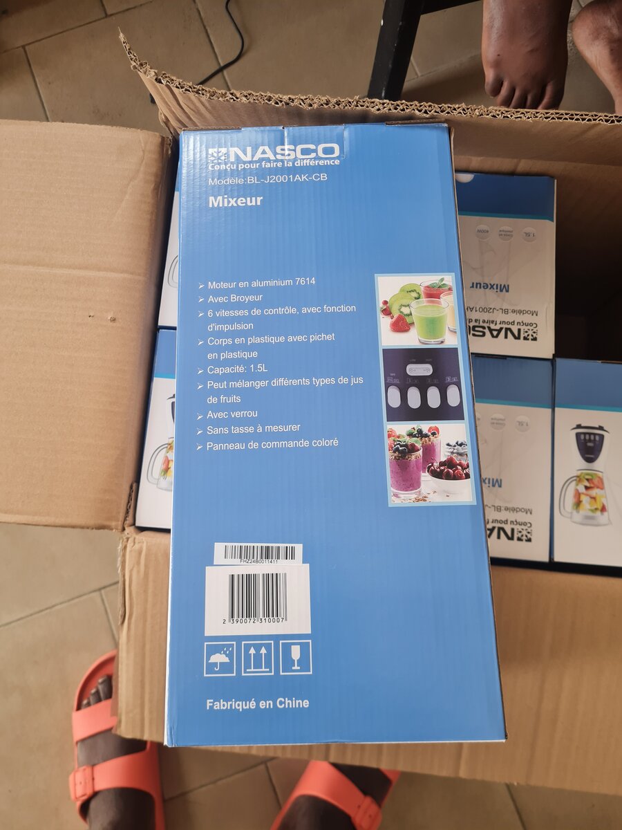 Mixeur Nnasco 1.5L 400W