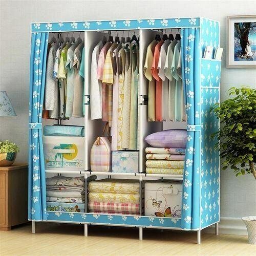 Armoire Pliable en Tissu Spacieux