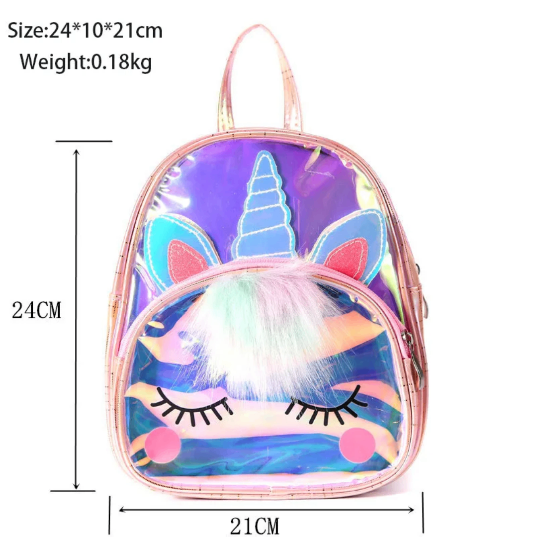 Sac à dos licorne holographique