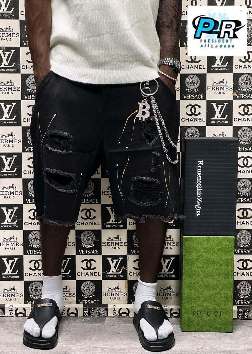 Shorts en jean déchirés tendance