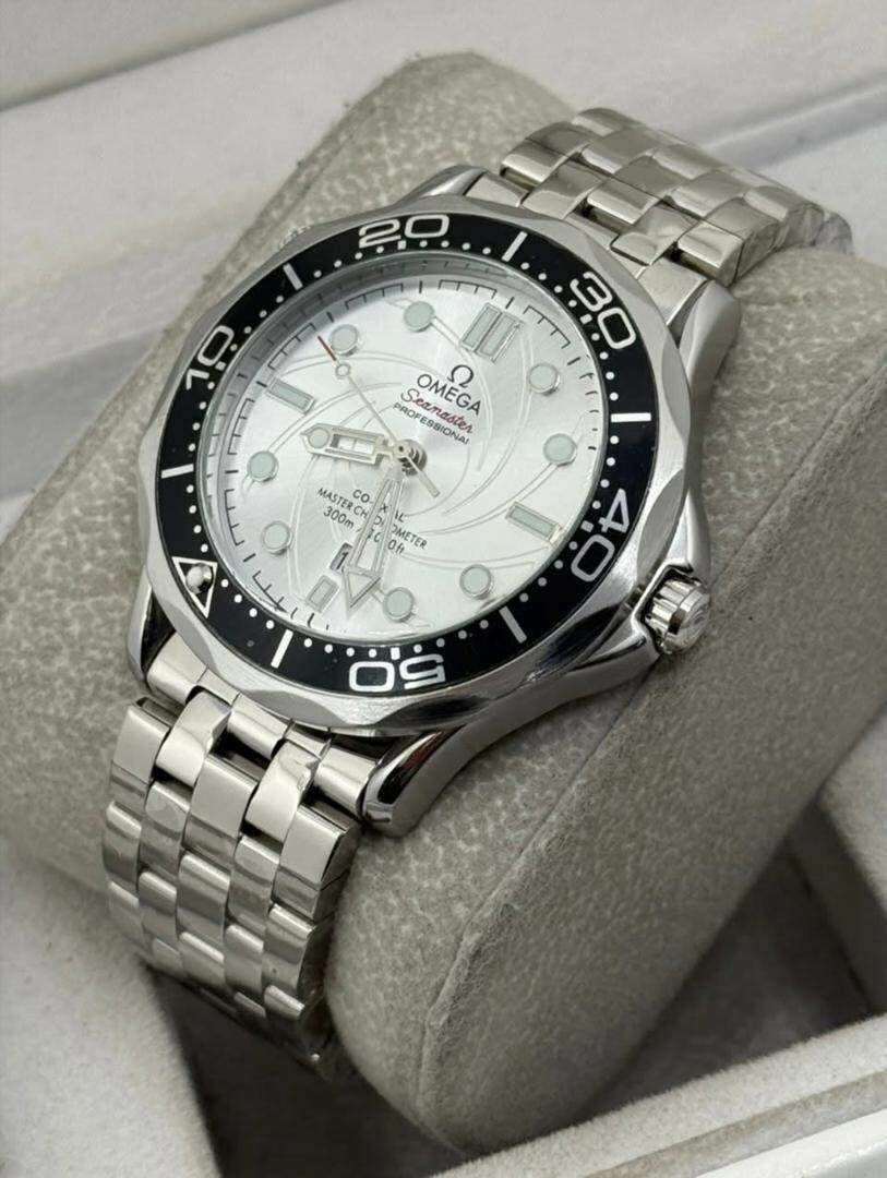 Montre de luxe en acier inoxydable