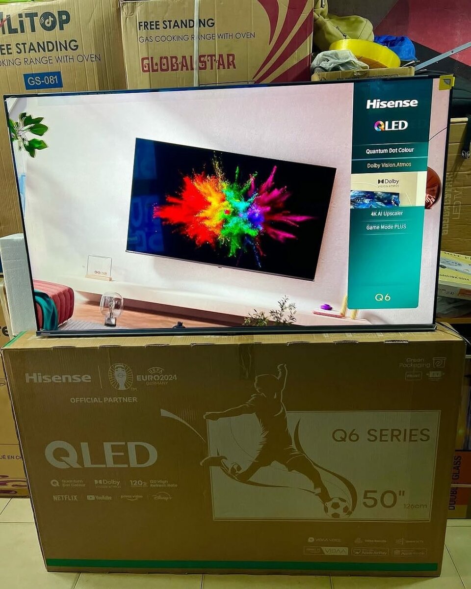 Hisense 50 inches Qled Smart 4k Tv