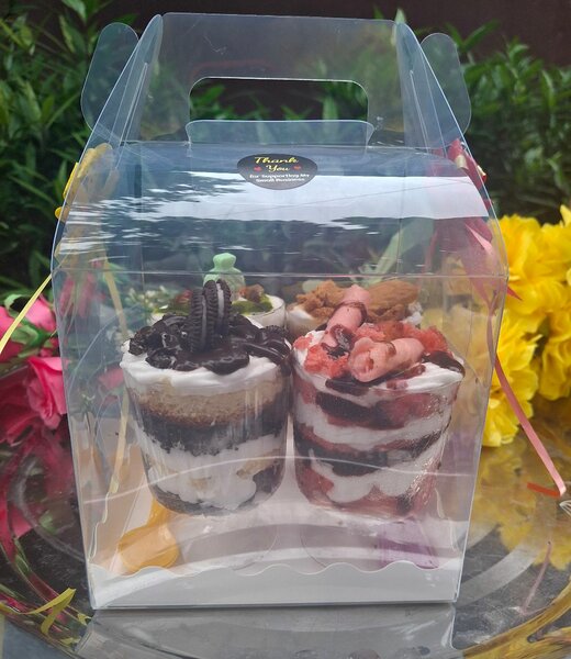 Cupcakes en boîte cadeau