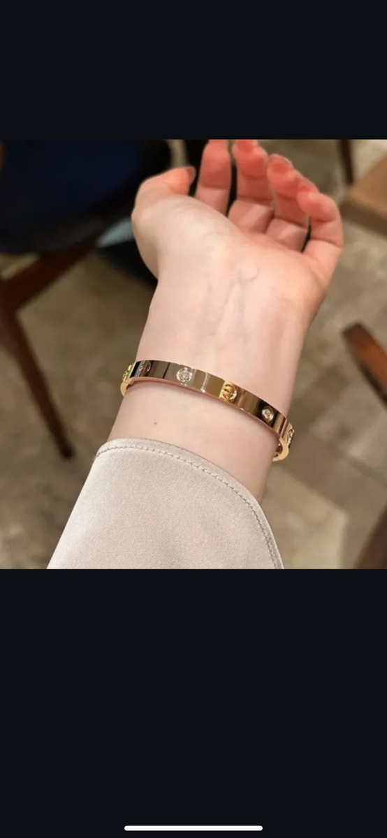 Bracelet élégant en or, Argent