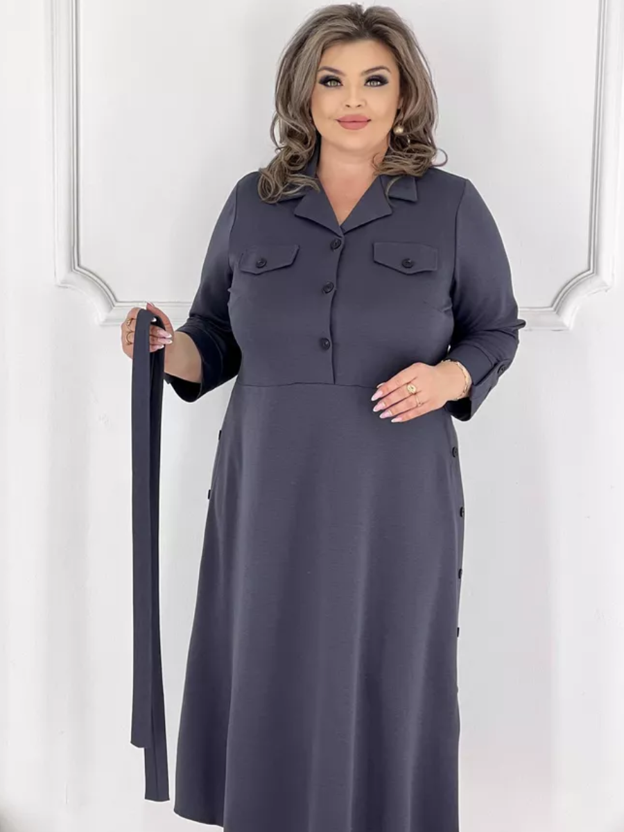 Платье осеннее из трикотажа