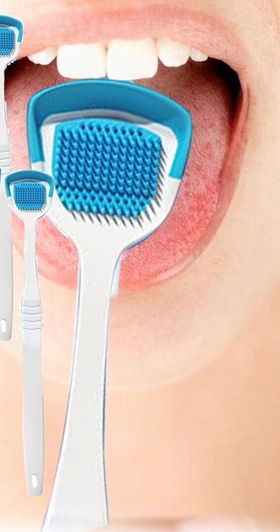 Tongue scrapper/ brush