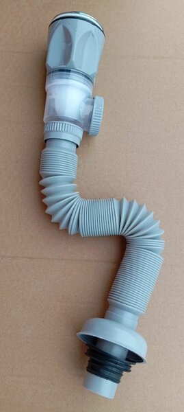 Siphon accordéon de lavabo