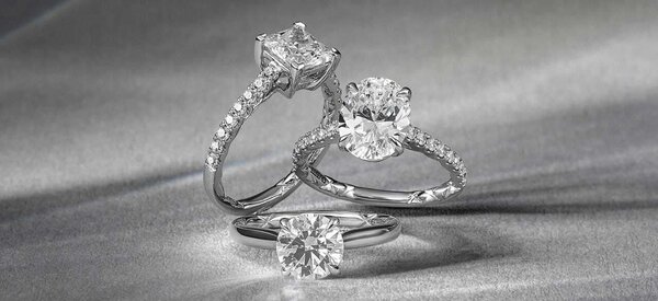 Engagement and wedding rings