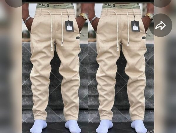 Pantalon Jogger Beige Homme