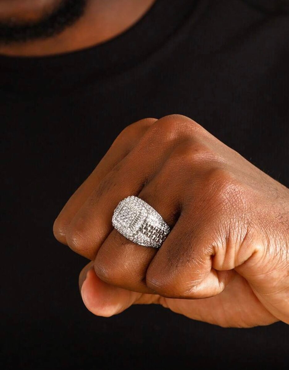 Bague Homme Luxueuse Diamant