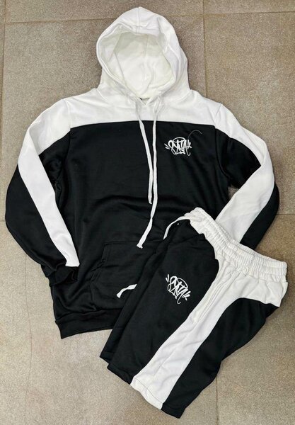 Complet pull noire/blanc