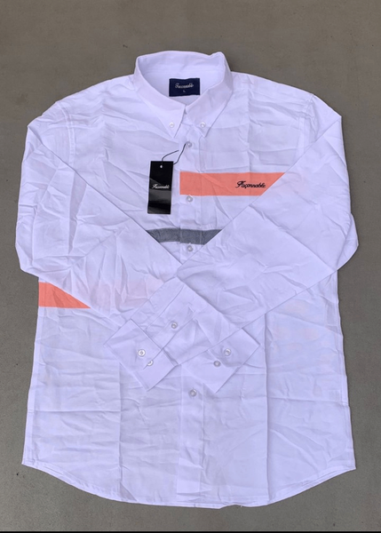 Chemise à manches longues colorée