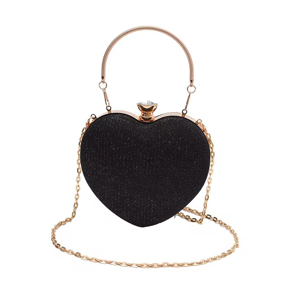 Heart shape clutch