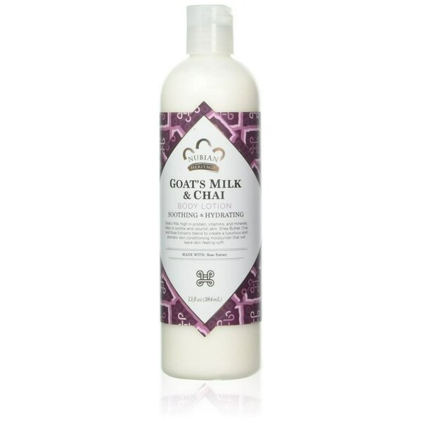 Body Lotion Goat,S Milk & Chai Nubian Heritage 13 Oz Lotion