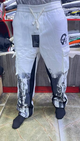 Pantalon cargo urbain imprimé