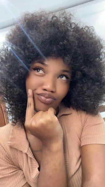 Perruque Afro Frisée