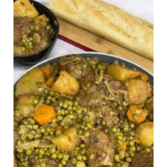 Ragoût petit pois au poulet