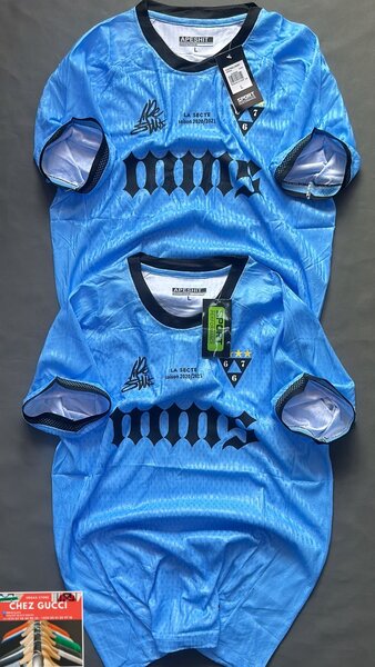 Maillot de Foot Bleu Homme