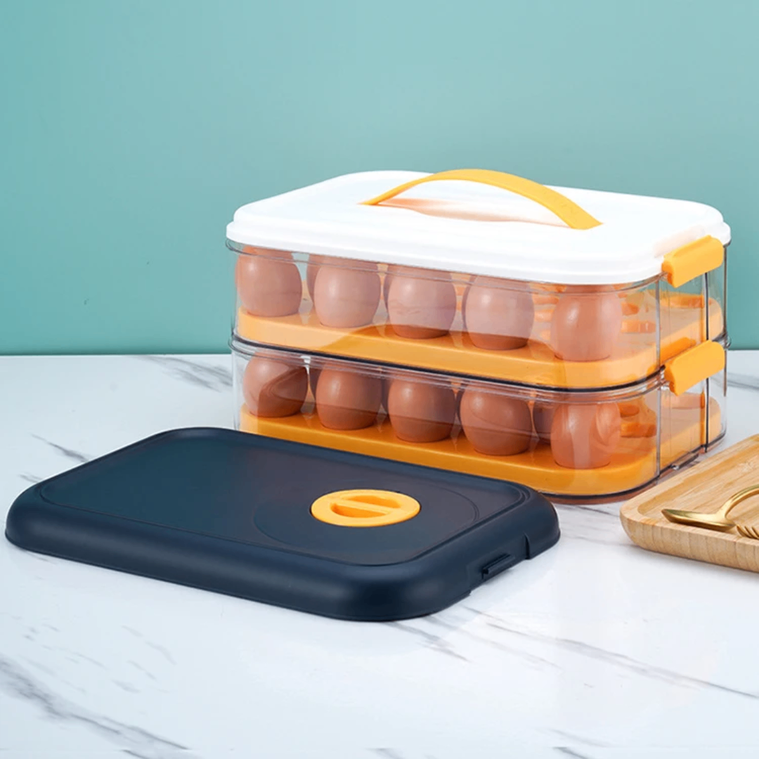 Boîte de Rangement Œufs Empilable