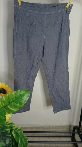 Pantalon taille haute femme